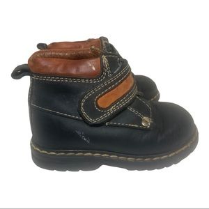 Kids size 2 baby shoes Italy In Step Hoop Collection for Viviane leather Navy